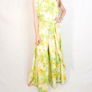 Vintage 1960/1970 jumpsuit in boho floral pattern